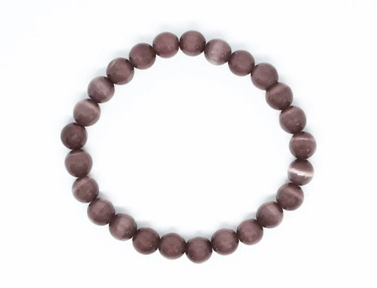 Bracelet 8mm Bead Purple Obsidian SKU: 87545