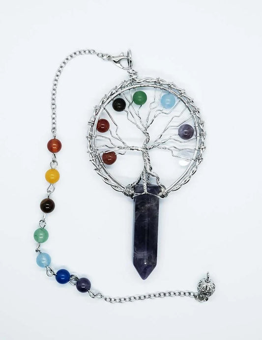Hanger Chakra TOL Amethyst Wand