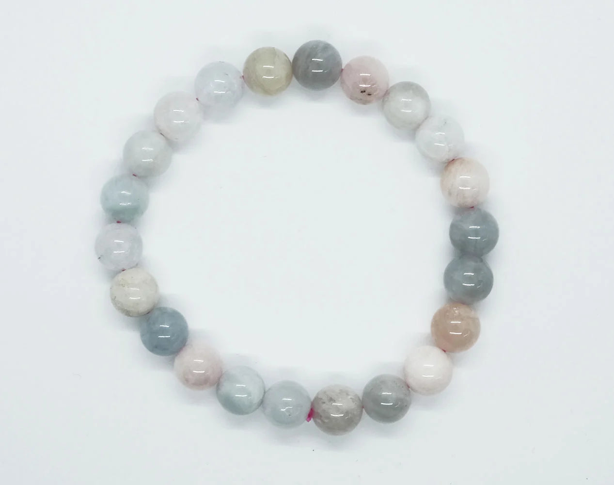 Bracelet 8mm Bead Beryl Aquamarine SKU: 87717