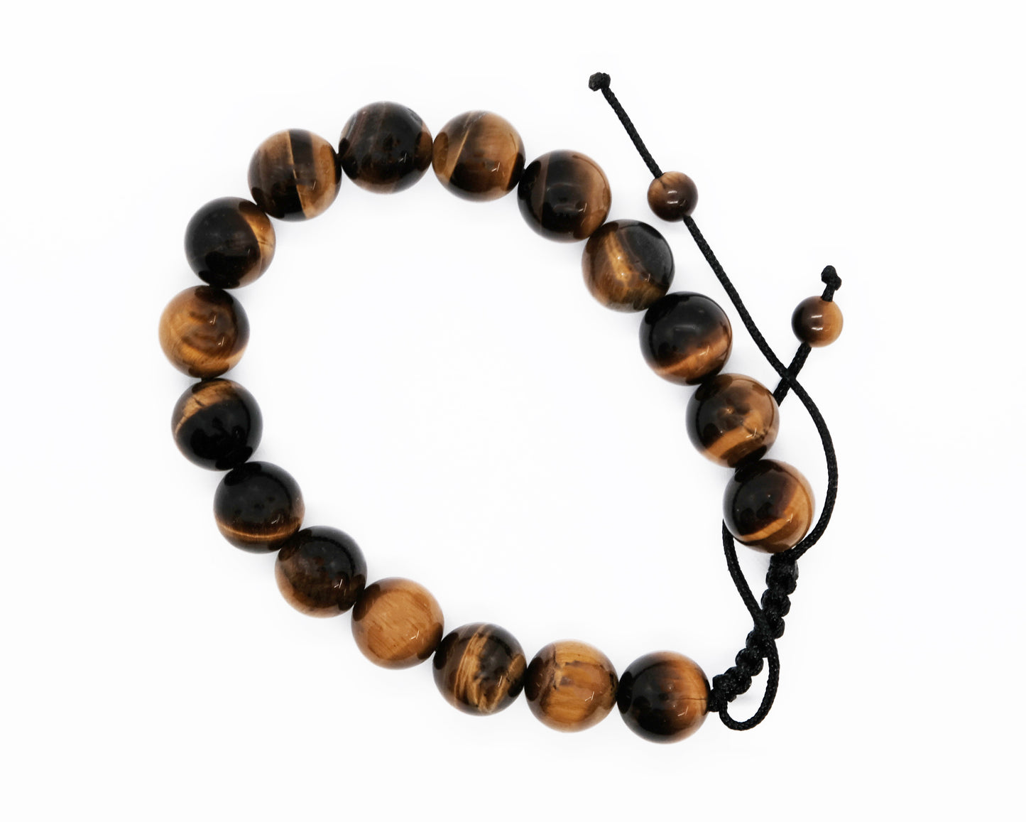 Bracelet 10mm Bead Tiger Eye SKU: 87978