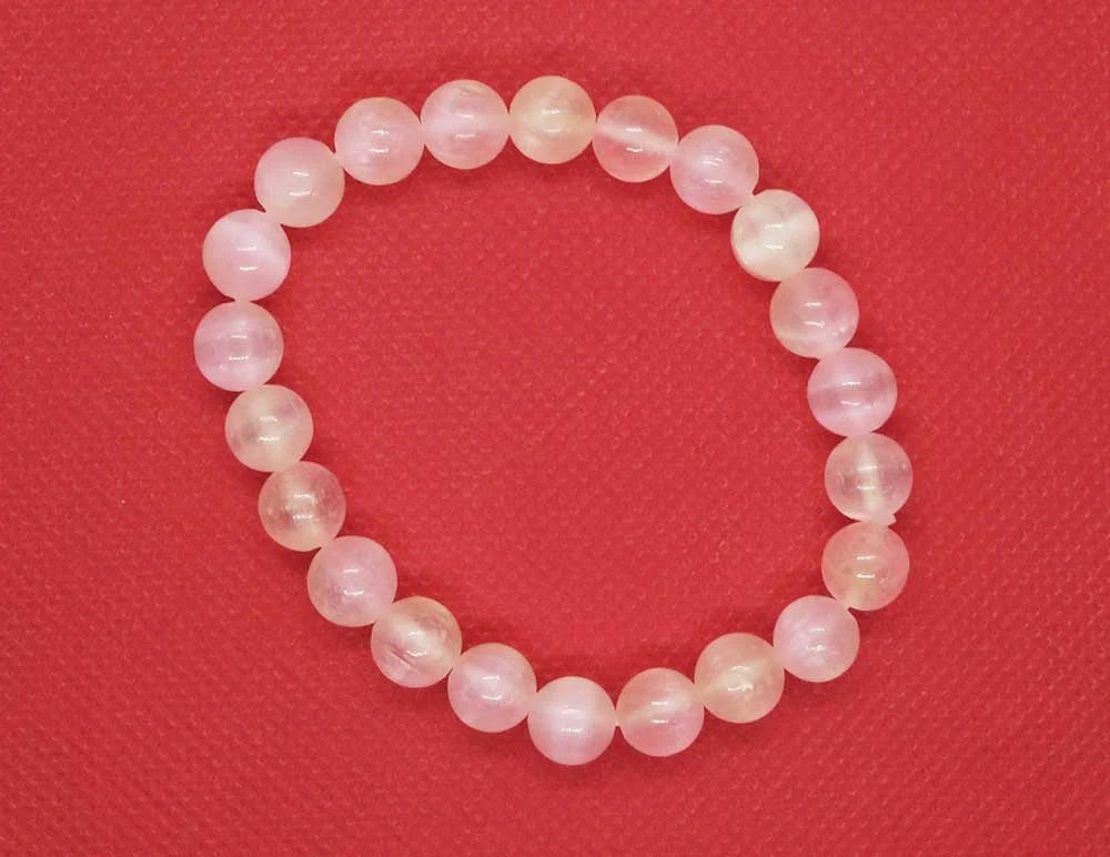 Bracelet 8mm Peach Selenite SKU: 87985