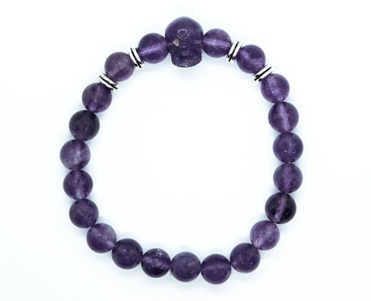 Bracelet Amethyst With Skull SKU: 88141