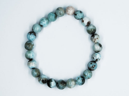Bracelet 8mm Bead Larimar SKU: 88533