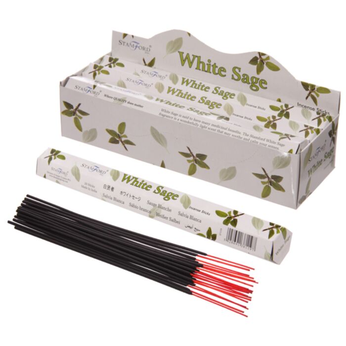 Stamford Premium Hex Incense Sticks White Sage