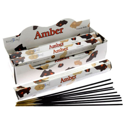 Stamford Premium Hex Incense Sticks Amber