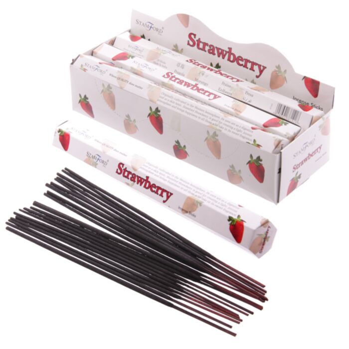 Stamford Premium Hex Incense Sticks Strawberry
