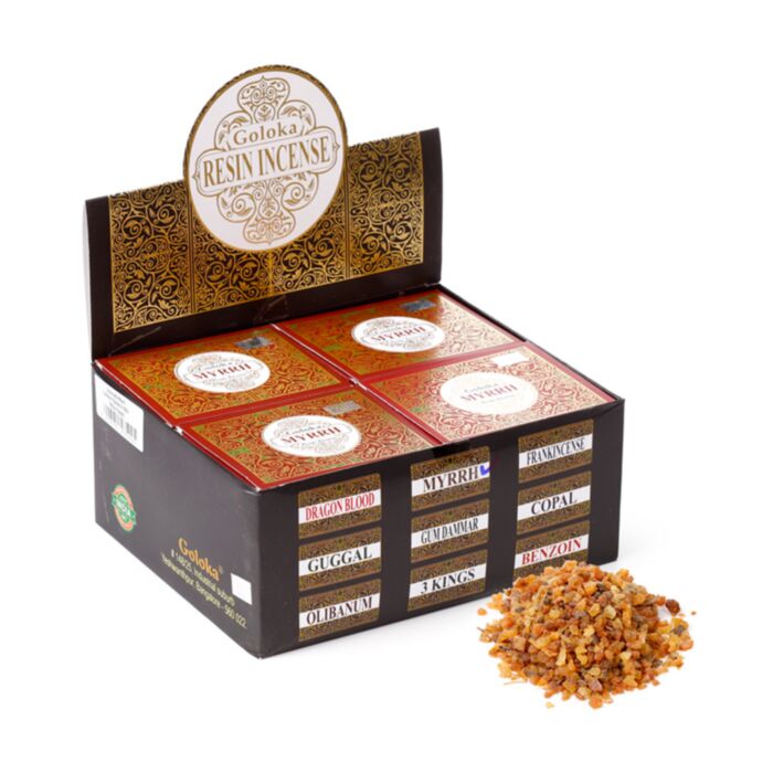 Goloka Incense Resin Myrrh 30g