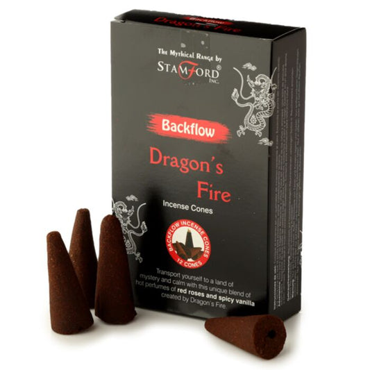 Stamford Backflow Incense Cones Dragons Fire