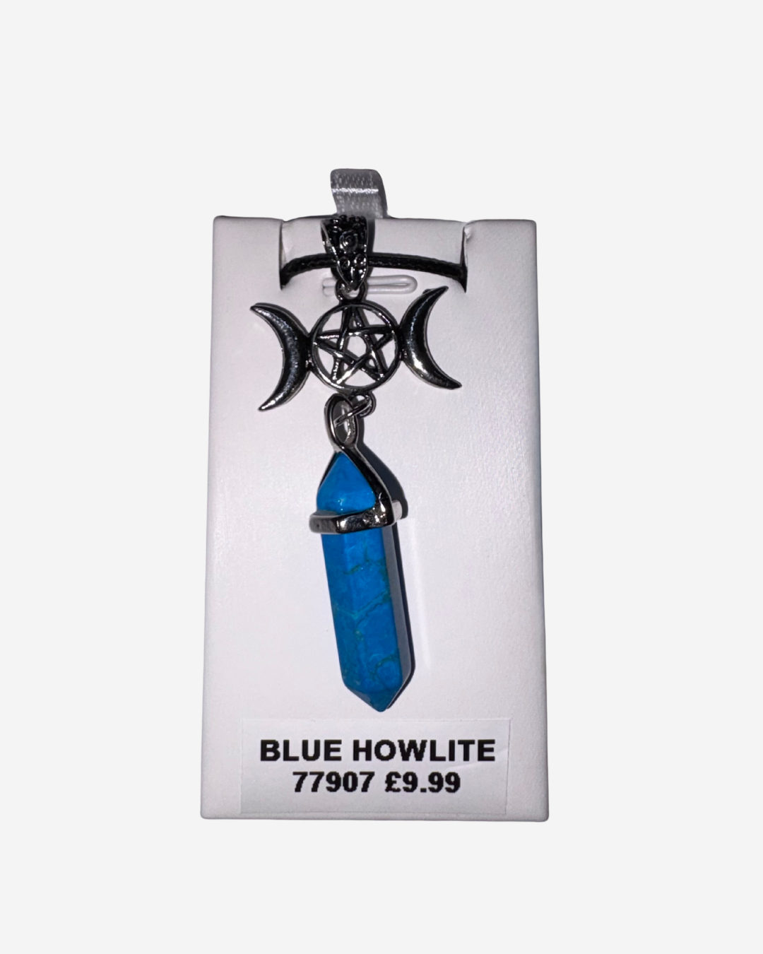 Pendant Fixed Wand Blue Howlite