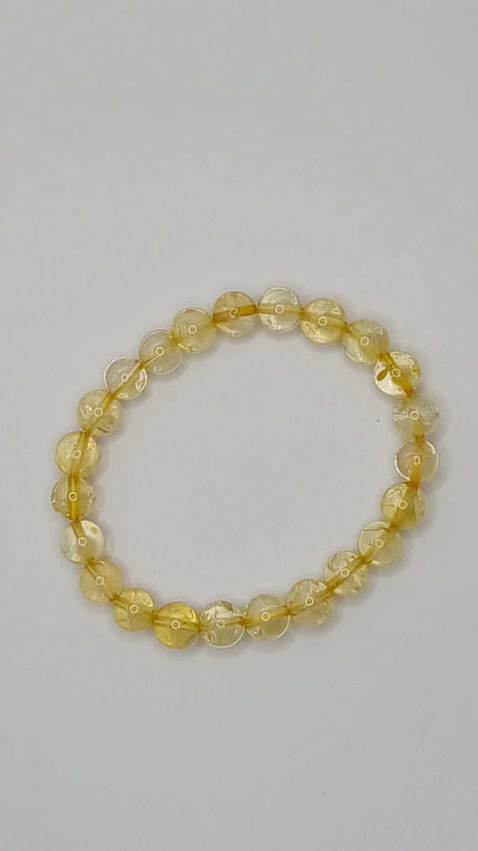 CRYSTAL BEAD BRACELET Citrine