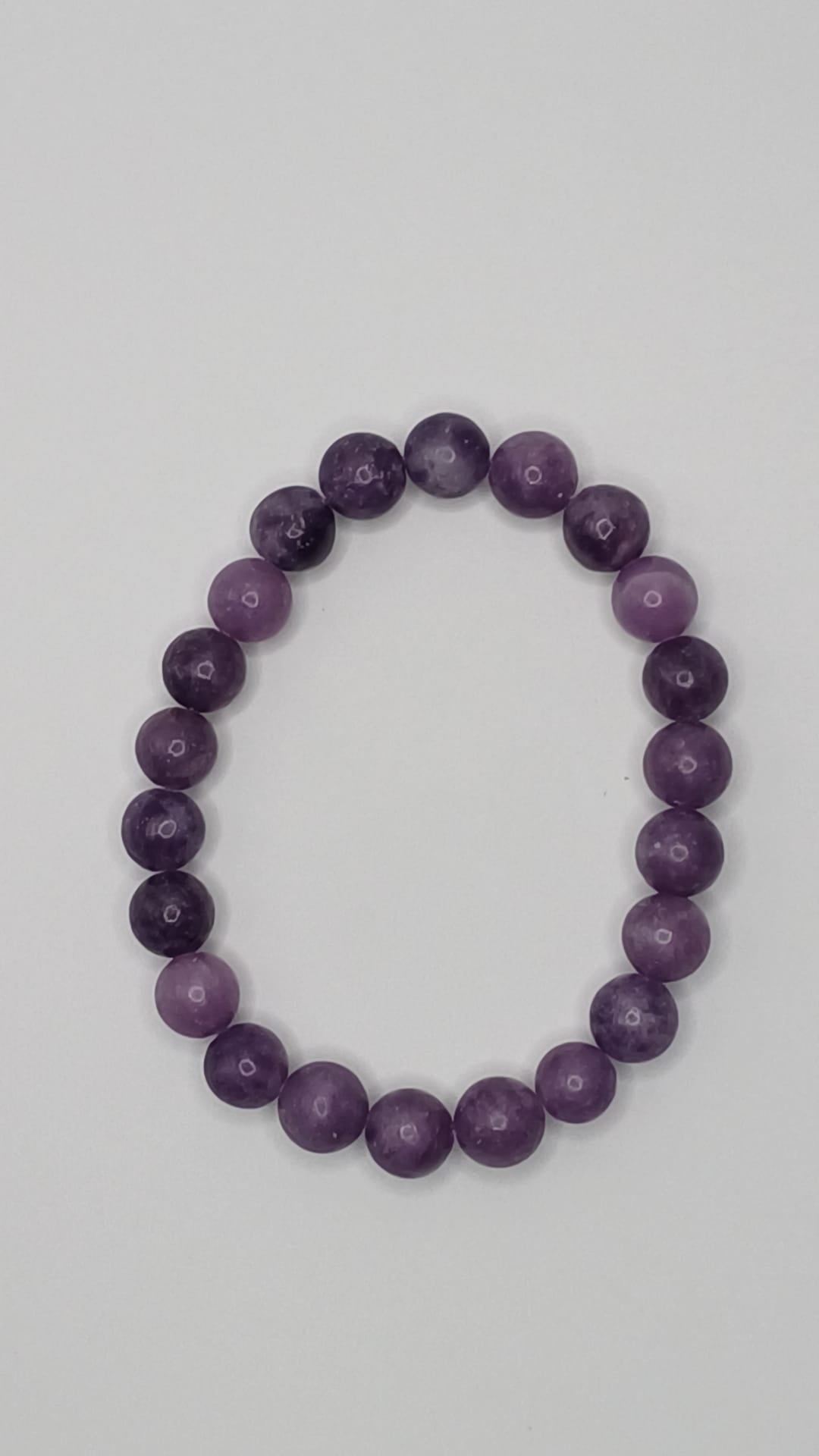 CRYSTAL BEAD BRACELET lepidolite