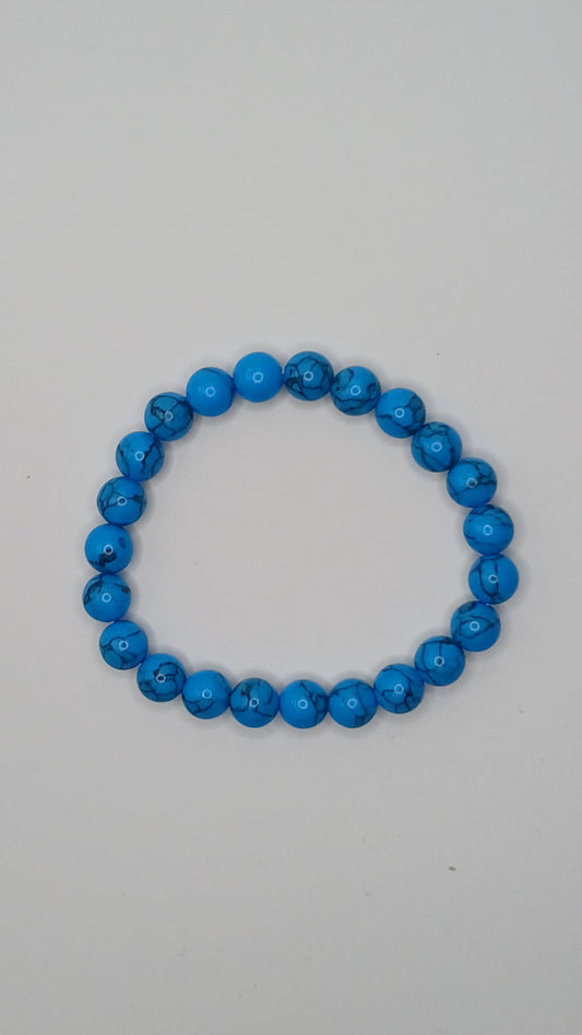 CRYSTAL BEAD BRACELET Turquoise